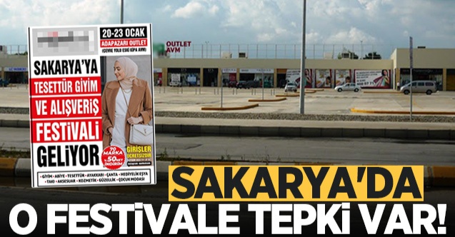 Sakarya'da o festivale tepki var!